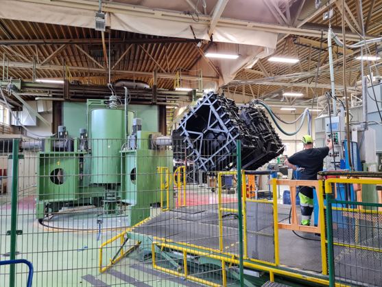 Production Of Floor Srubber Parts